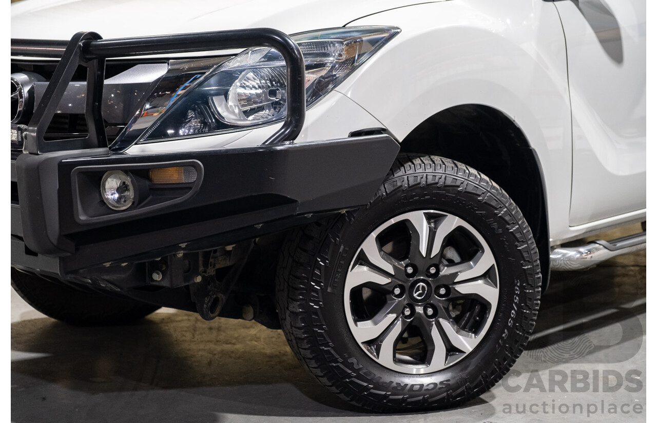 12/2015 Mazda BT-50 GT (4x4) MY16 Dual Cab Utility White Turbo Diesel 3.2L