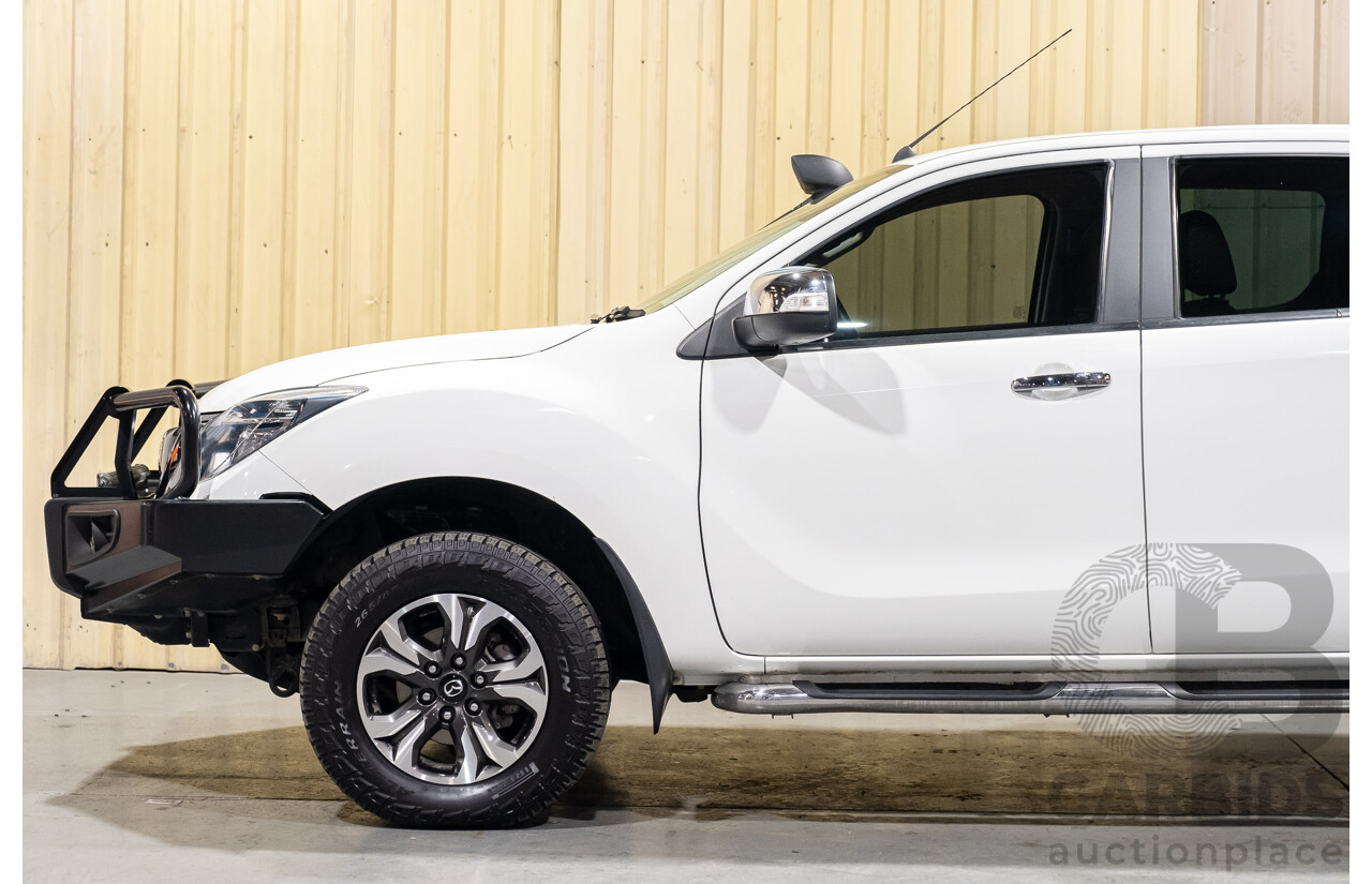 12/2015 Mazda BT-50 GT (4x4) MY16 Dual Cab Utility White Turbo Diesel 3.2L