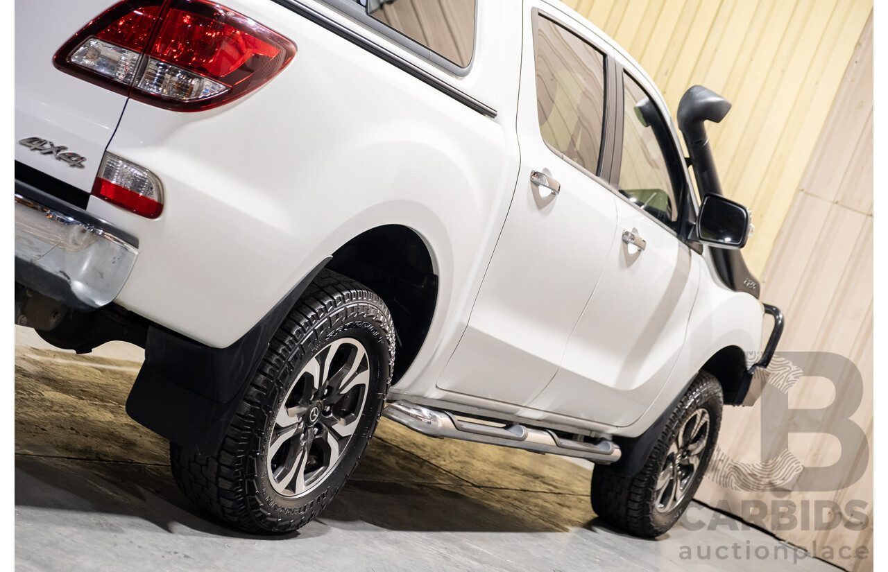 12/2015 Mazda BT-50 GT (4x4) MY16 Dual Cab Utility White Turbo Diesel 3.2L