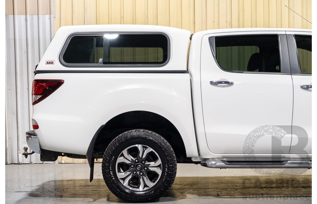 12/2015 Mazda BT-50 GT (4x4) MY16 Dual Cab Utility White Turbo Diesel 3.2L