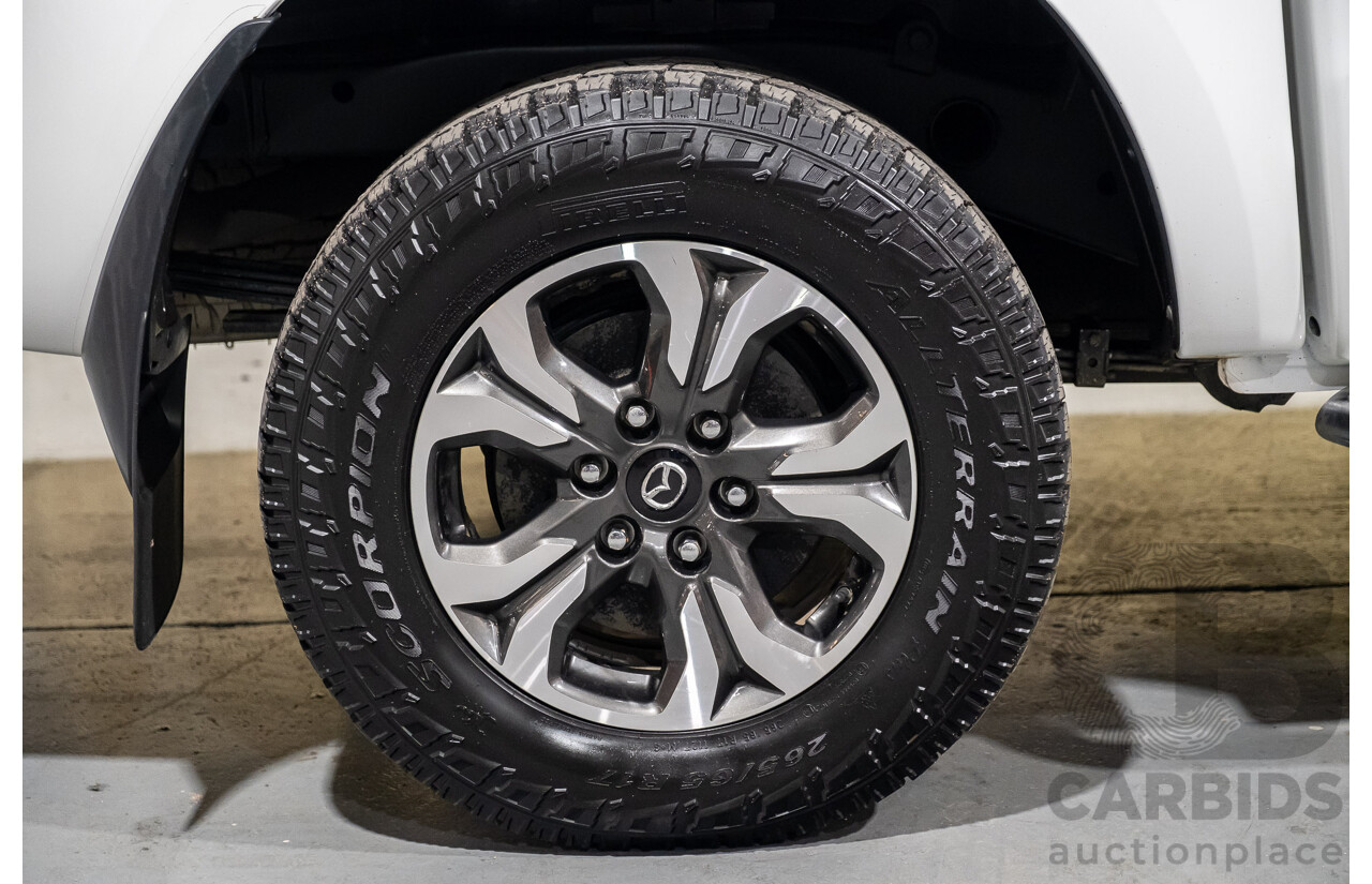 12/2015 Mazda BT-50 GT (4x4) MY16 Dual Cab Utility White Turbo Diesel 3.2L