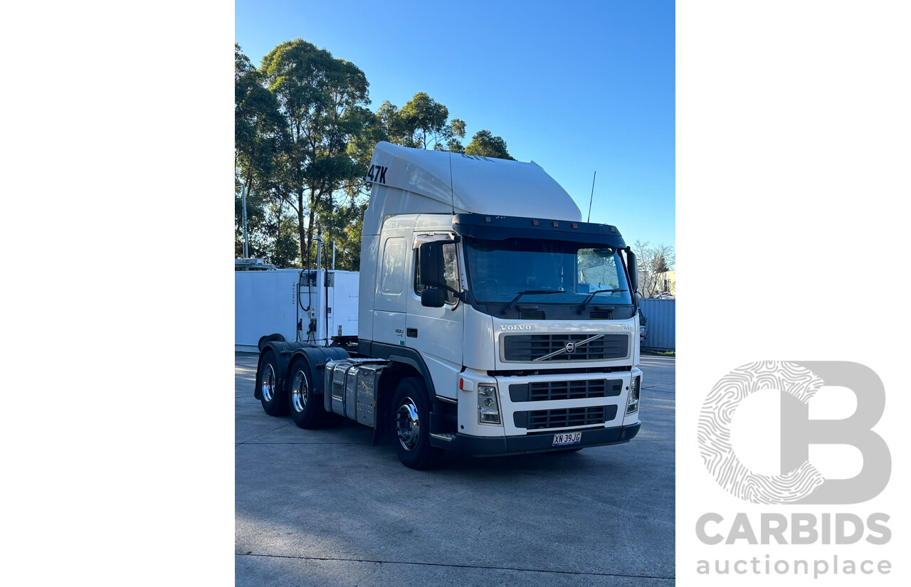 10/2008 Volvo FM 13 6x4 480 HP I-Shift Prime Mover