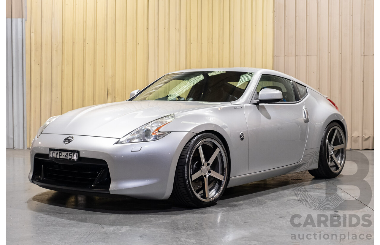 6/2012 Nissan 370Z Z34 MY13 2d Coupe Brilliant Silver V6 3.7L