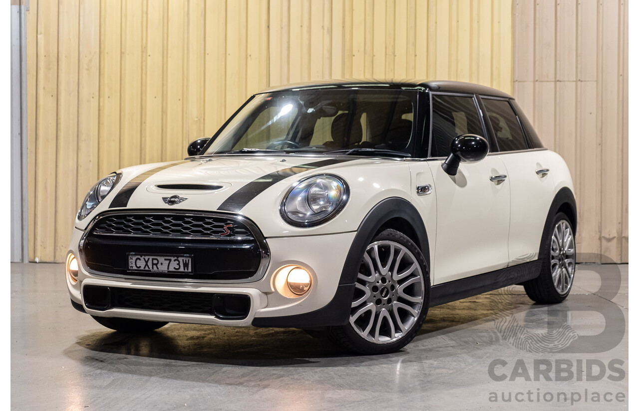 3/2015 Mini Cooper S F55 5d Hatchback White Turbo 2.0L