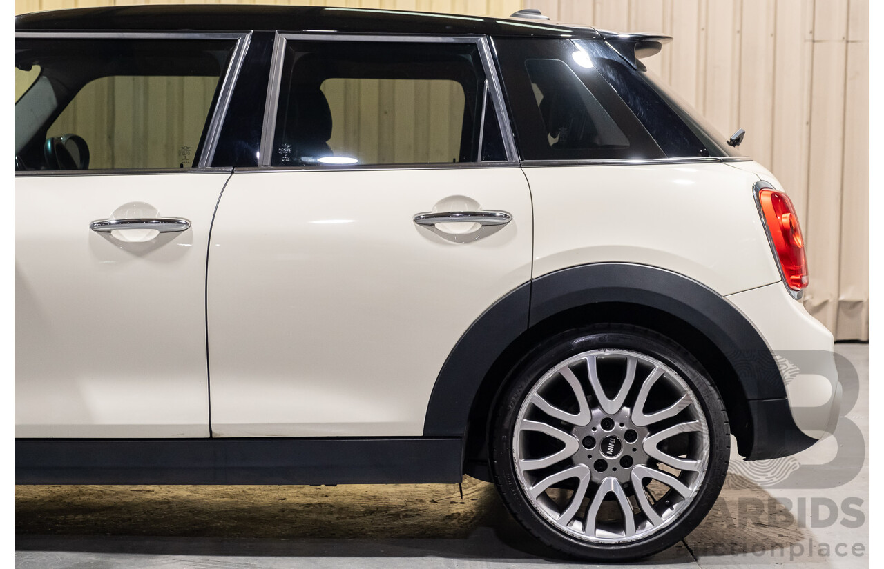 3/2015 Mini Cooper S F55 5d Hatchback White Turbo 2.0L