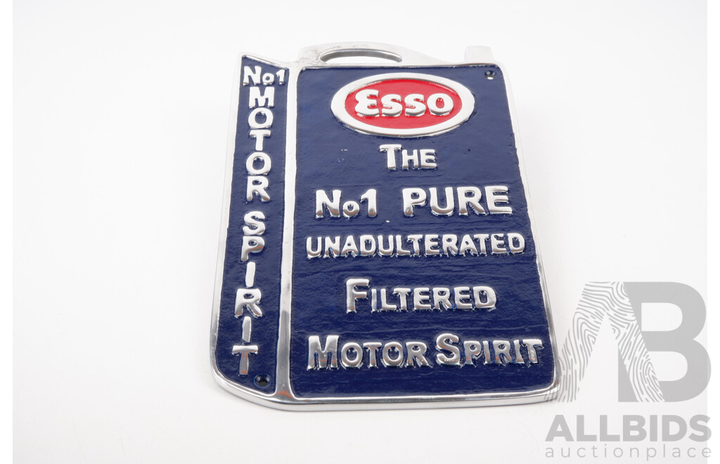 Reproduction Metal Esso Motor Oil - Lot 1486542 | ALLBIDS