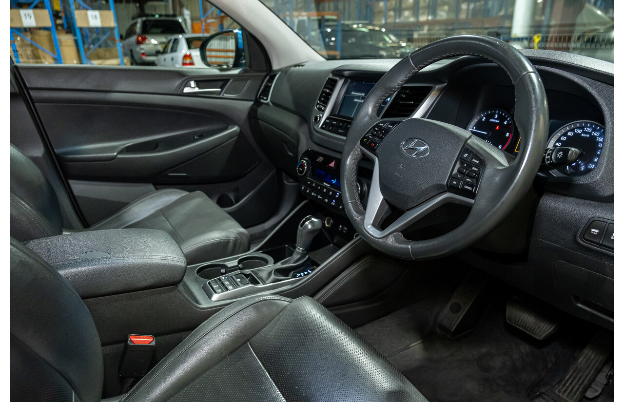 3/2017 Hyundai Tucson Highlander (AWD) TLE 4d Wagon Metallic Blue Turbo Diesel 2.0L