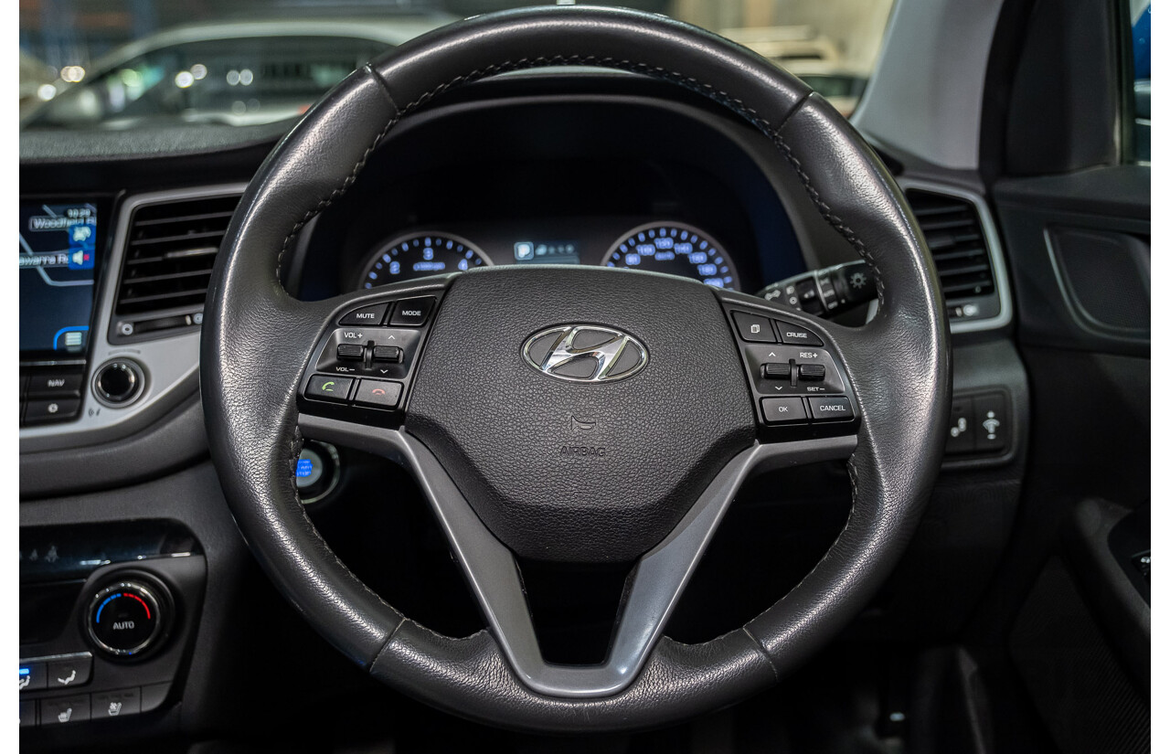 3/2017 Hyundai Tucson Highlander (AWD) TLE 4d Wagon Metallic Blue Turbo Diesel 2.0L