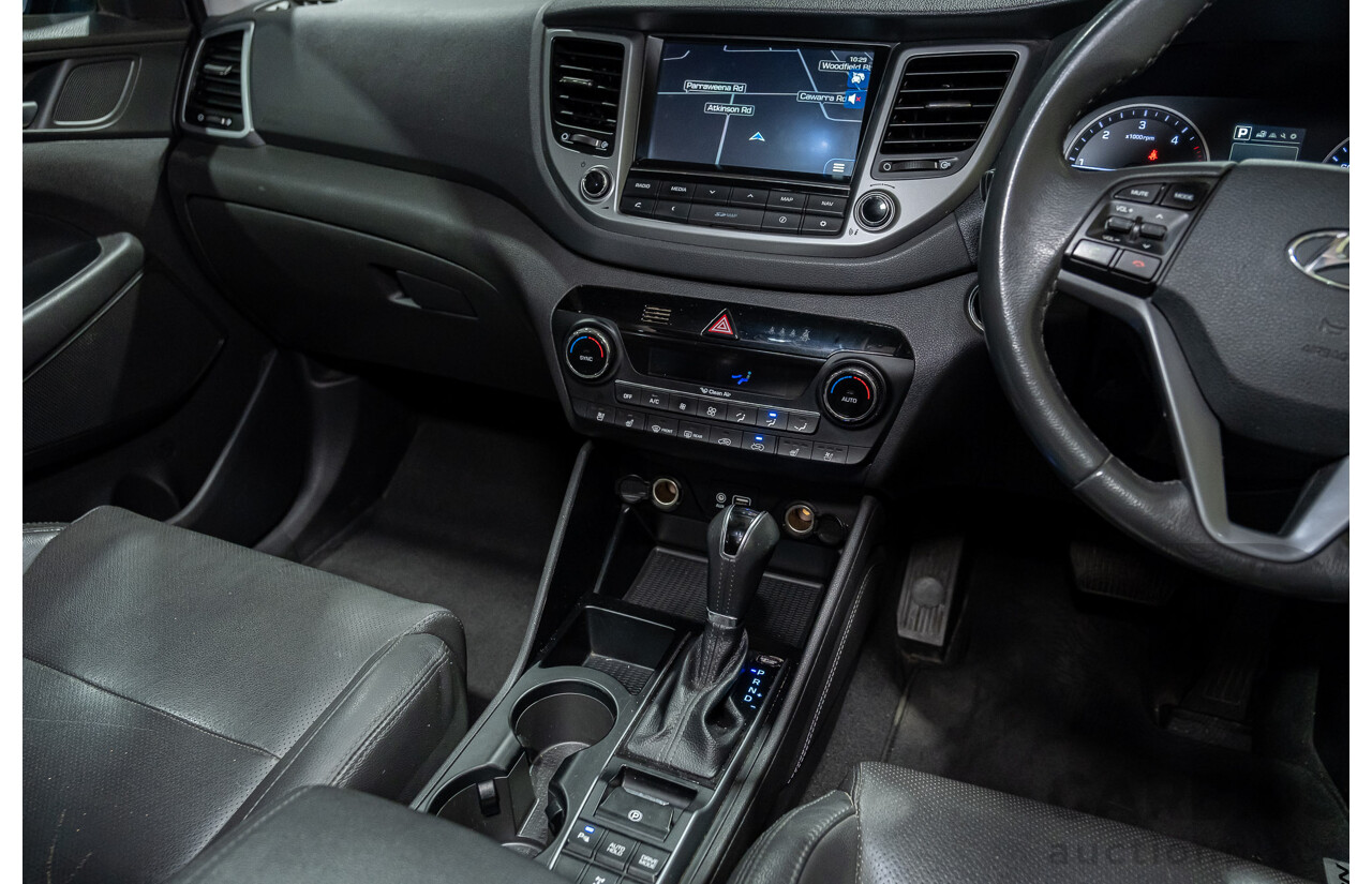 3/2017 Hyundai Tucson Highlander (AWD) TLE 4d Wagon Metallic Blue Turbo Diesel 2.0L