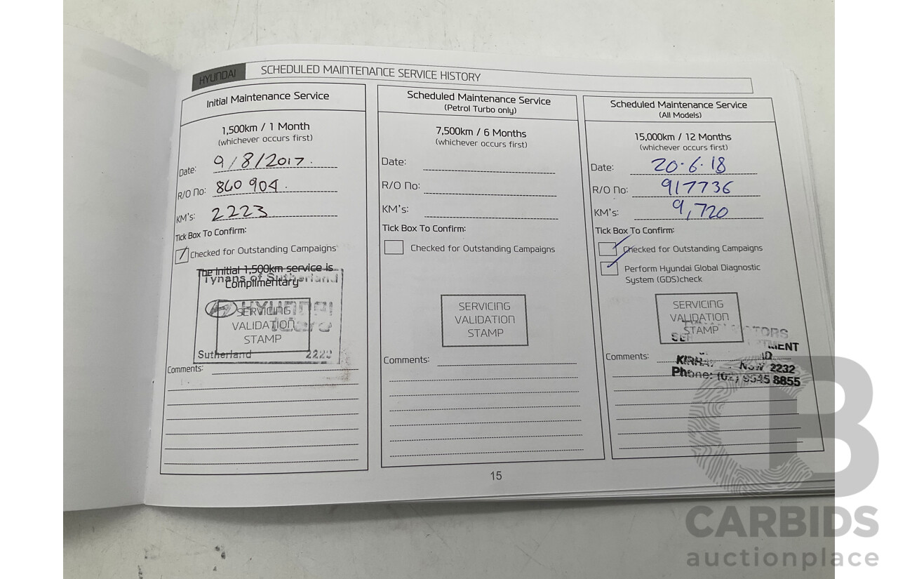 3/2017 Hyundai Tucson Highlander (AWD) TLE 4d Wagon Metallic Blue Turbo Diesel 2.0L