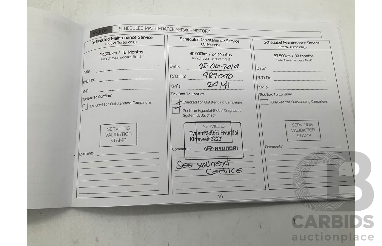 3/2017 Hyundai Tucson Highlander (AWD) TLE 4d Wagon Metallic Blue Turbo Diesel 2.0L