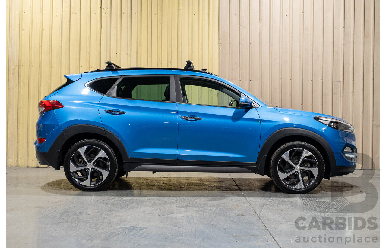 3/2017 Hyundai Tucson Highlander (AWD) TLE 4d Wagon Metallic Blue Turbo Diesel 2.0L