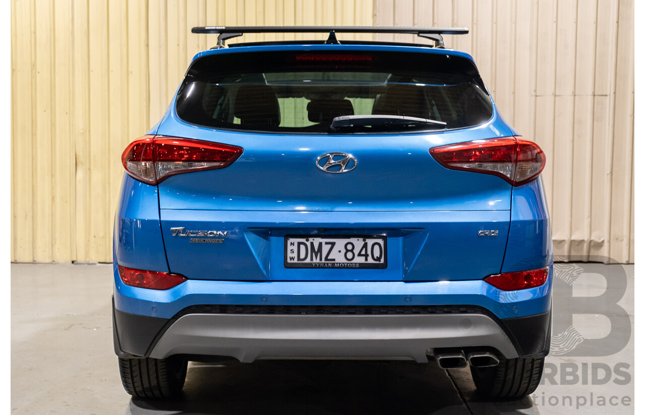 3/2017 Hyundai Tucson Highlander (AWD) TLE 4d Wagon Metallic Blue Turbo Diesel 2.0L