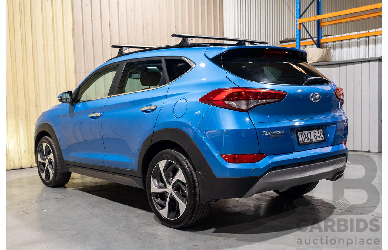 3/2017 Hyundai Tucson Highlander (AWD) TLE 4d Wagon Metallic Blue Turbo Diesel 2.0L