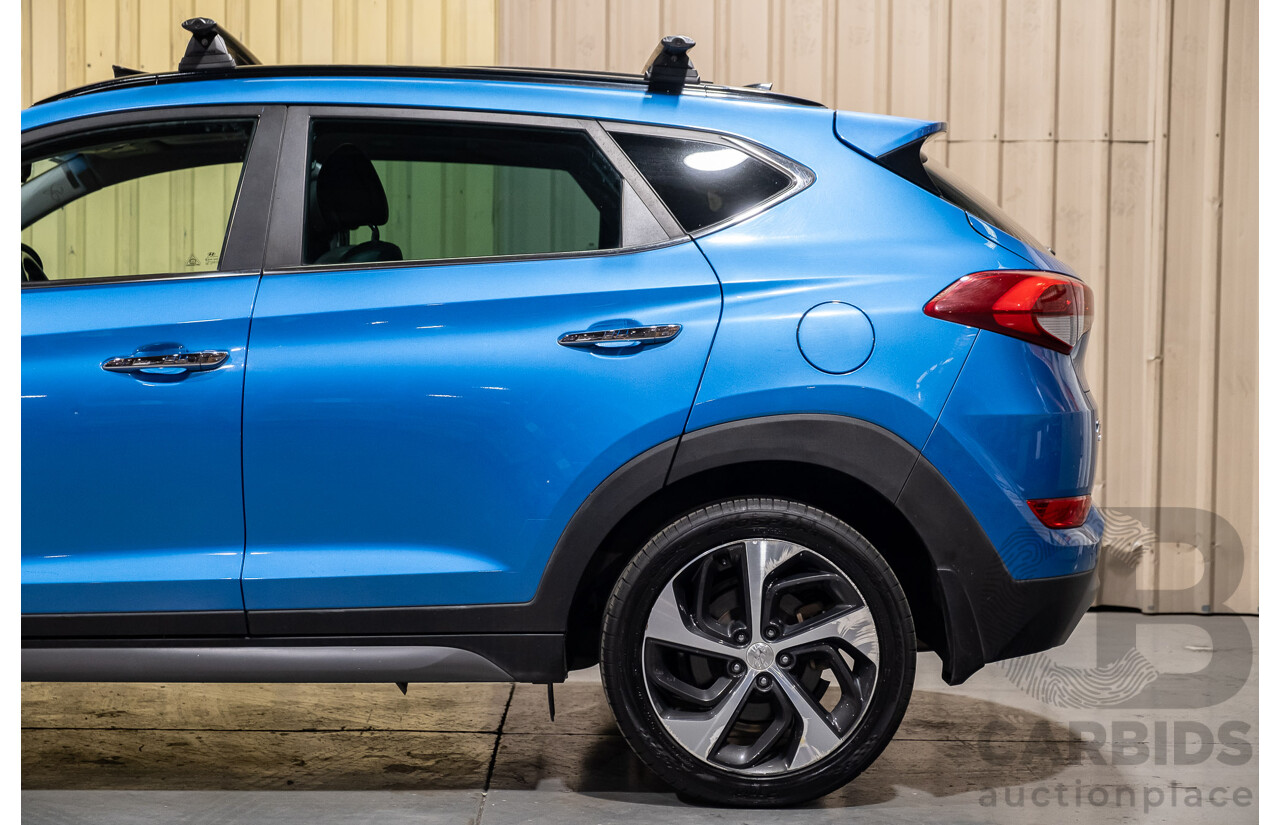 3/2017 Hyundai Tucson Highlander (AWD) TLE 4d Wagon Metallic Blue Turbo Diesel 2.0L