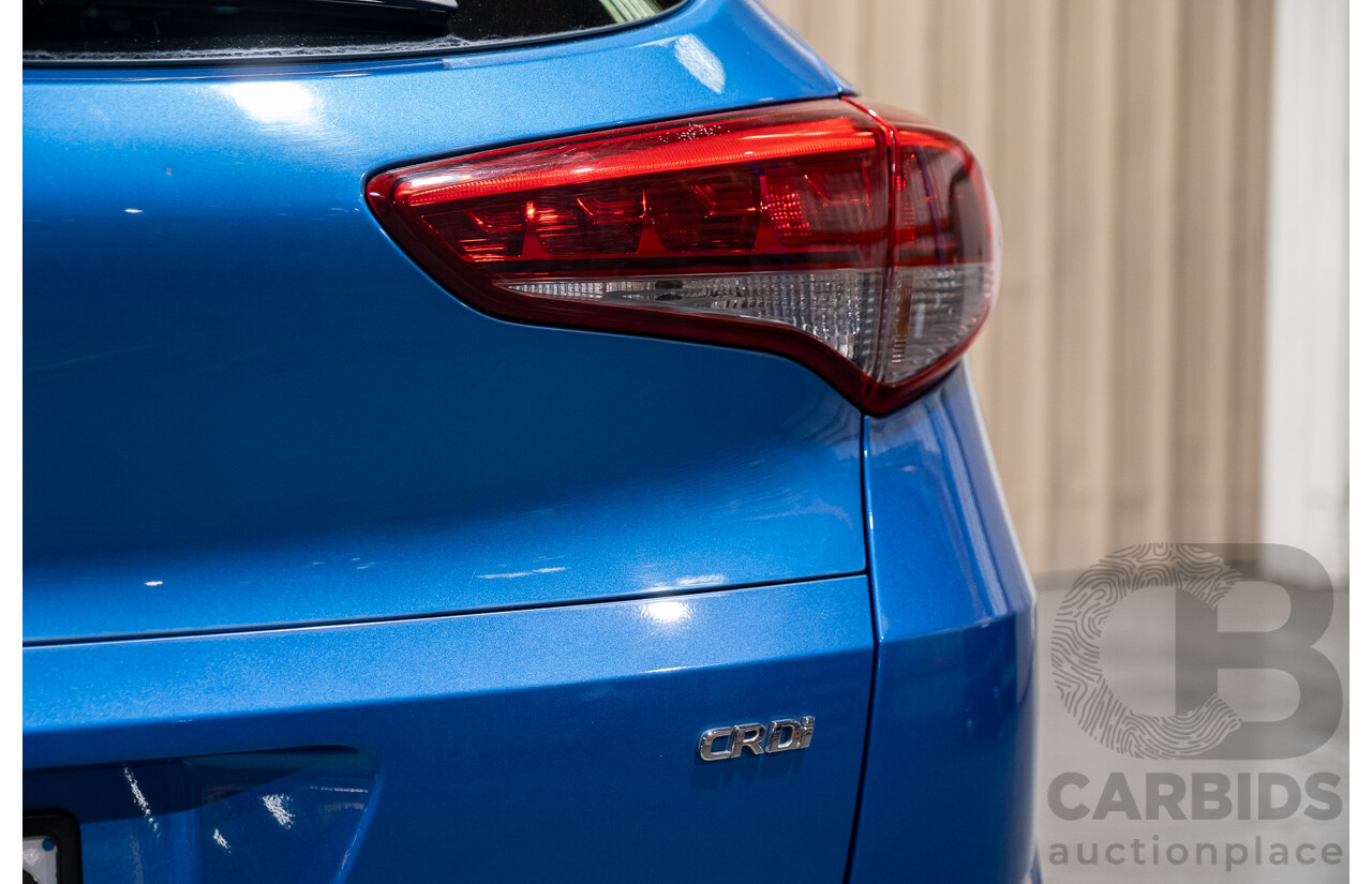 3/2017 Hyundai Tucson Highlander (AWD) TLE 4d Wagon Metallic Blue Turbo Diesel 2.0L