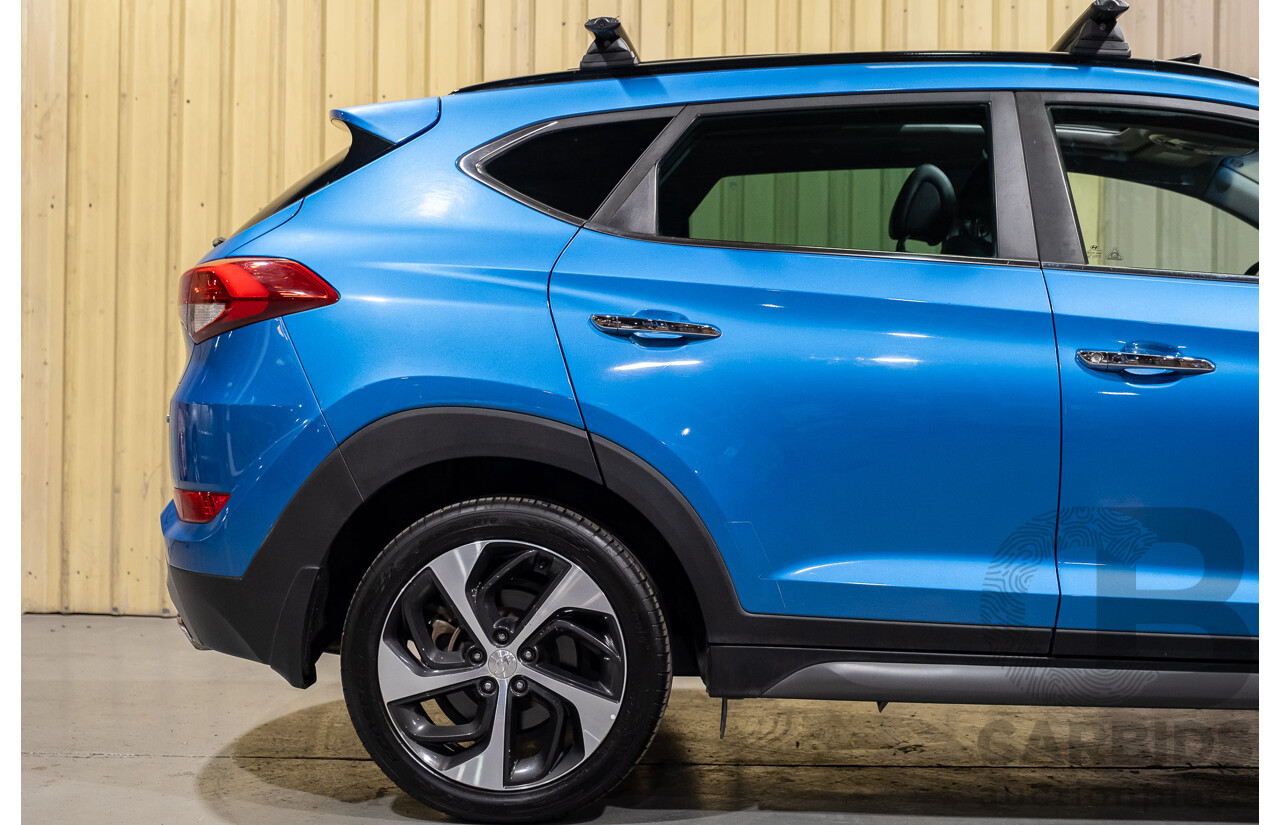 3/2017 Hyundai Tucson Highlander (AWD) TLE 4d Wagon Metallic Blue Turbo Diesel 2.0L