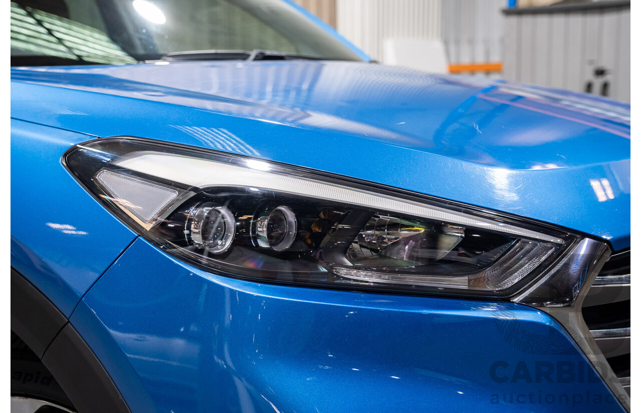 3/2017 Hyundai Tucson Highlander (AWD) TLE 4d Wagon Metallic Blue Turbo Diesel 2.0L