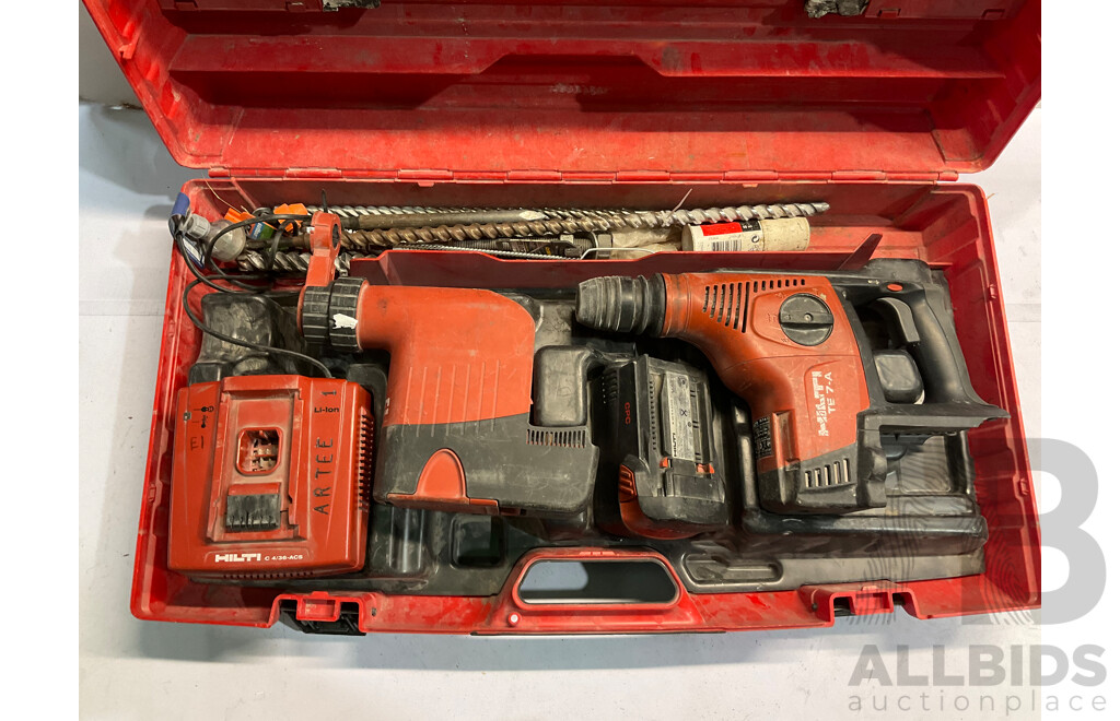 HALTI】TE 7-A HILTI TE 7-A 36 HAMMER DRILL TOOL ONLY USED. | eBay
