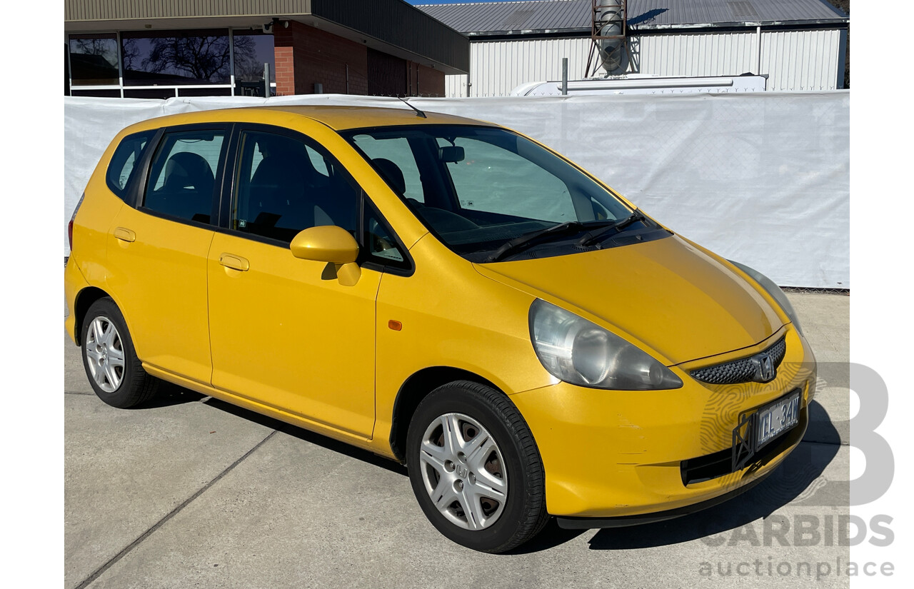 6/2006 Honda Jazz GLi MY06 5d Hatchback Yellow 1.3L