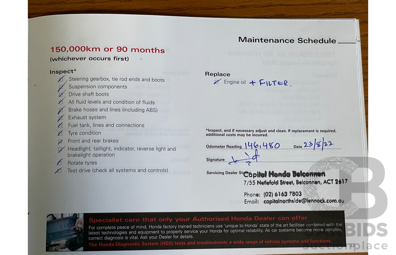 6/2006 Honda Jazz GLi MY06 5d Hatchback Yellow 1.3L