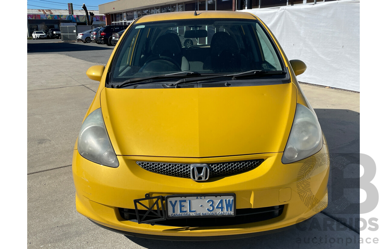 6/2006 Honda Jazz GLi MY06 5d Hatchback Yellow 1.3L