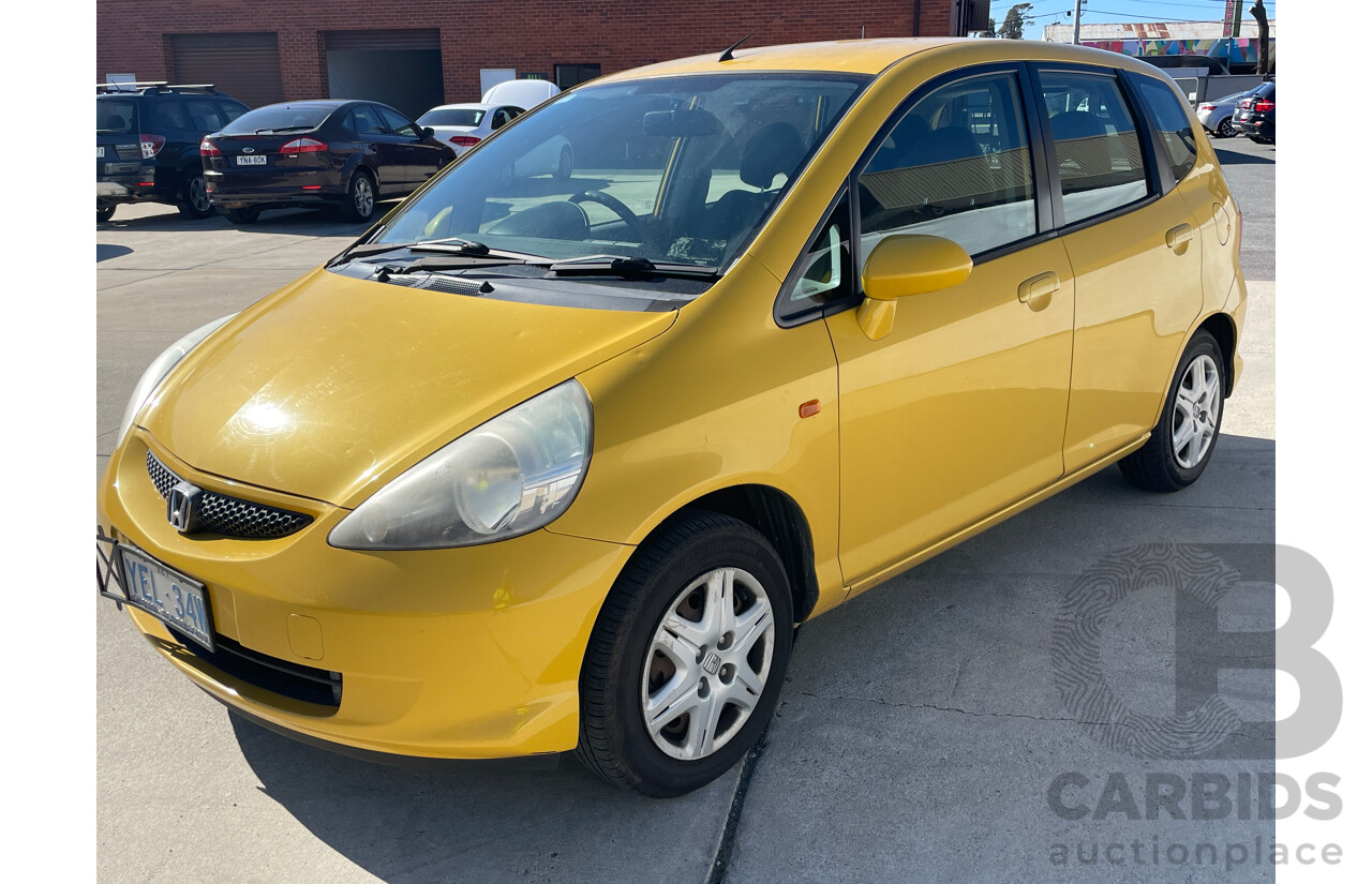 6/2006 Honda Jazz GLi MY06 5d Hatchback Yellow 1.3L
