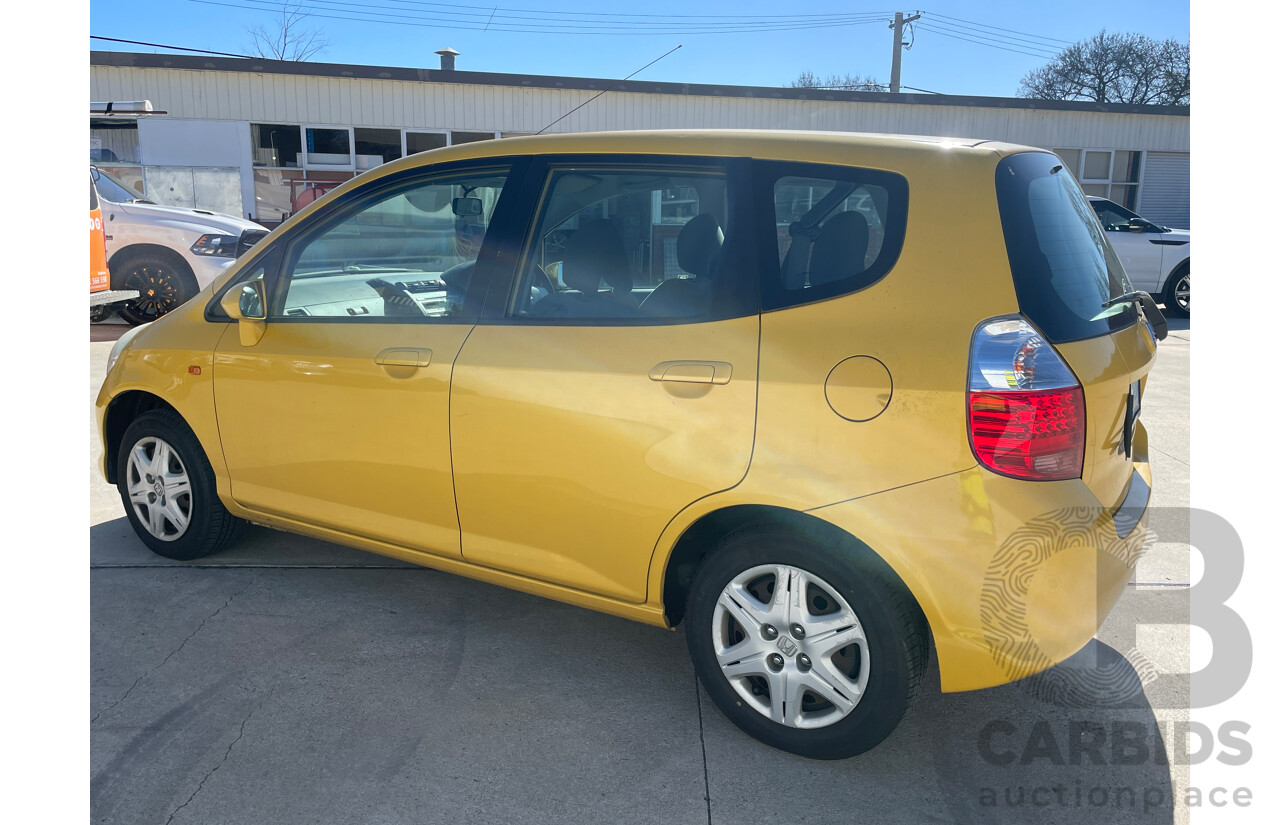 6/2006 Honda Jazz GLi MY06 5d Hatchback Yellow 1.3L