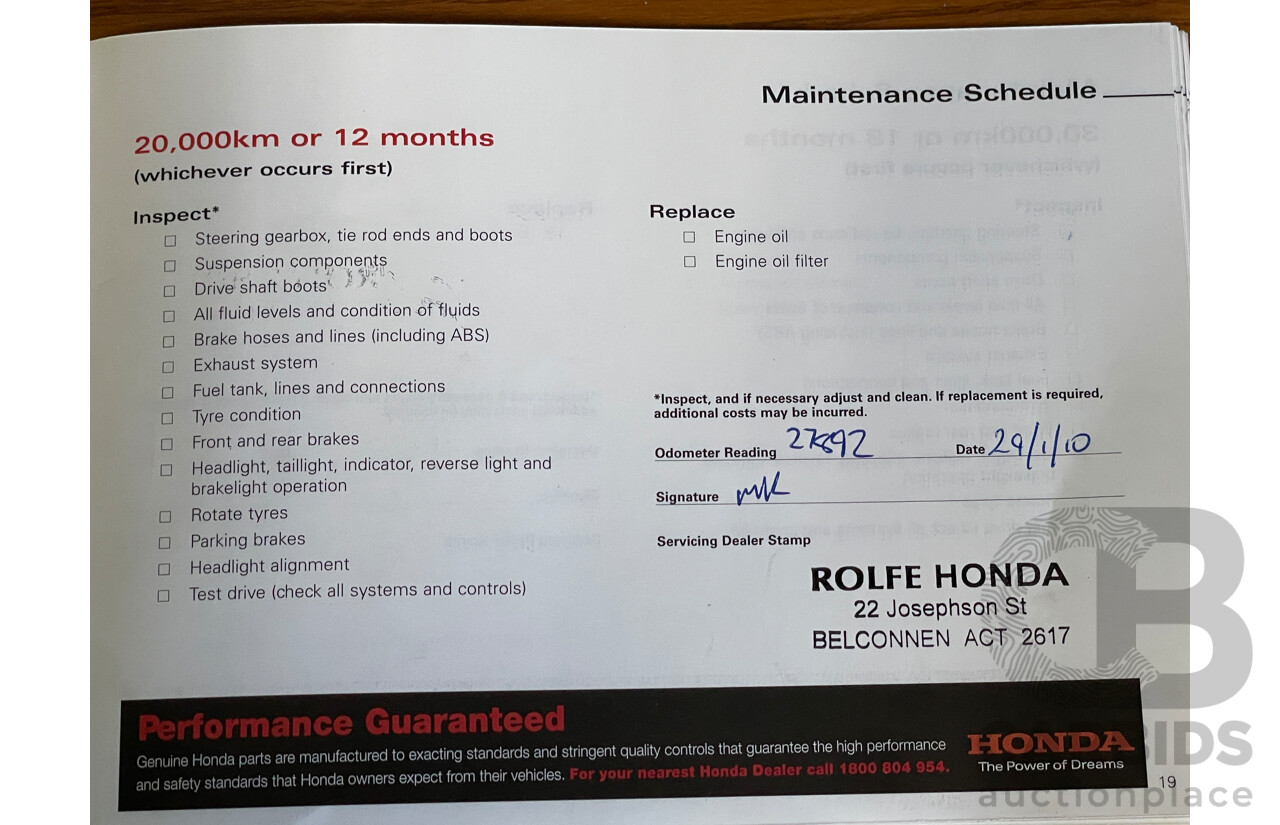 6/2006 Honda Jazz GLi MY06 5d Hatchback Yellow 1.3L