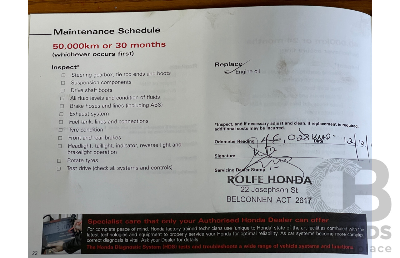 6/2006 Honda Jazz GLi MY06 5d Hatchback Yellow 1.3L