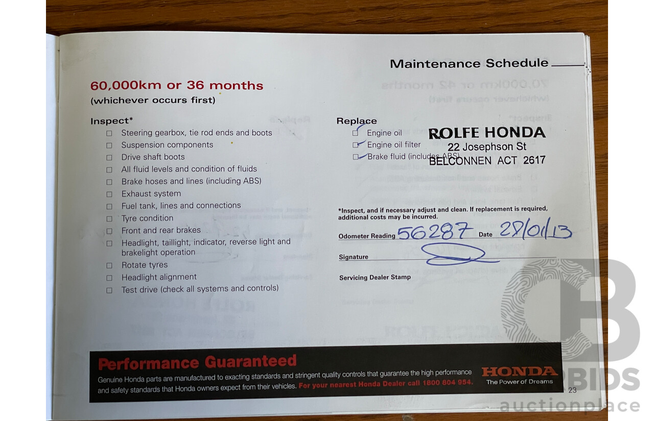 6/2006 Honda Jazz GLi MY06 5d Hatchback Yellow 1.3L