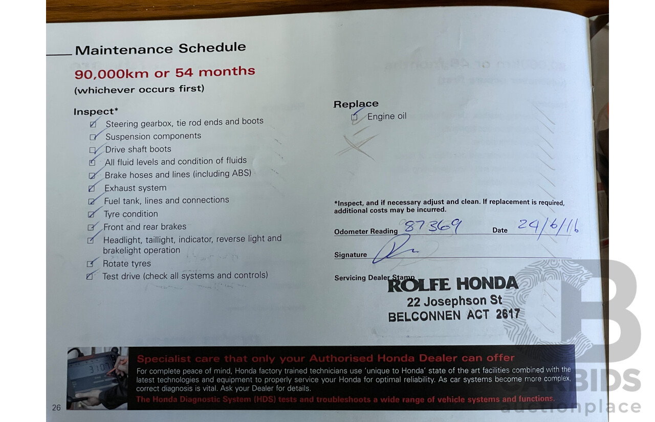 6/2006 Honda Jazz GLi MY06 5d Hatchback Yellow 1.3L