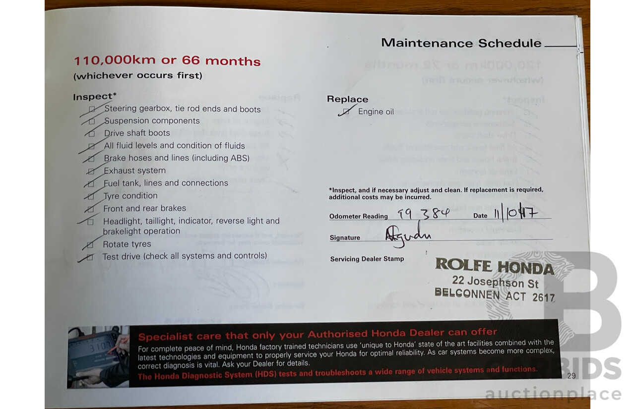 6/2006 Honda Jazz GLi MY06 5d Hatchback Yellow 1.3L