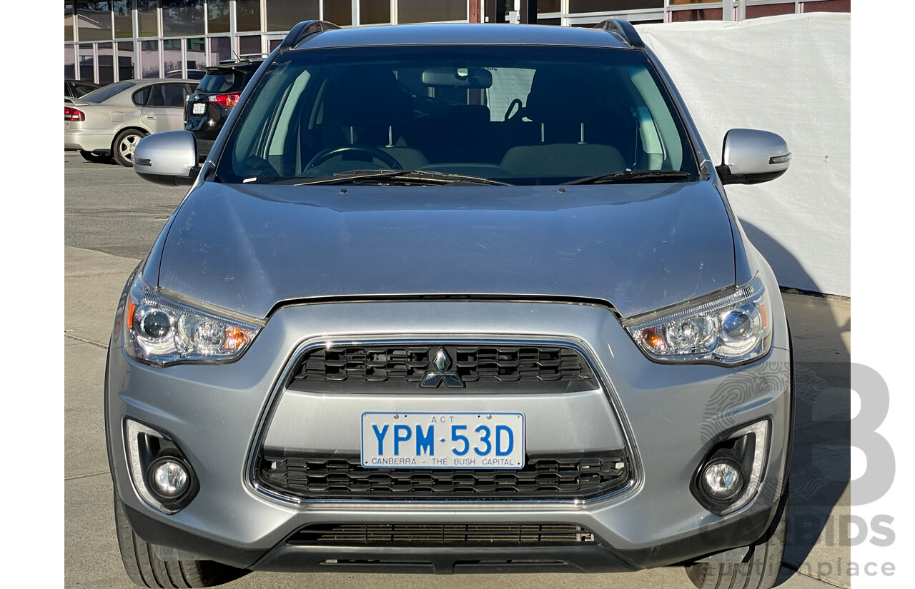 2/2016 Mitsubishi ASX LS (2wd) XB MY15.5 4d Wagon Silver 2.0L