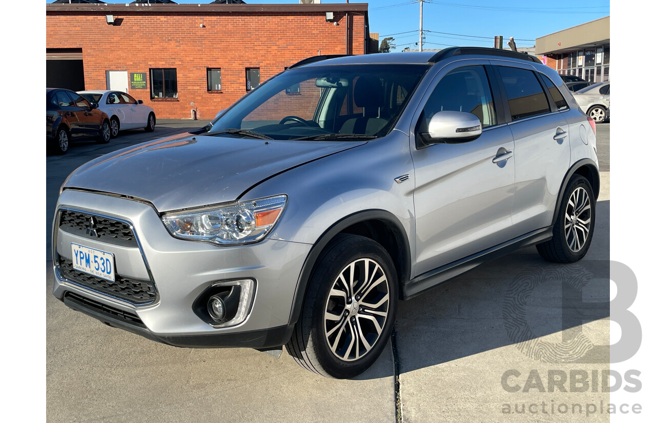 2/2016 Mitsubishi ASX LS (2wd) XB MY15.5 4d Wagon Silver 2.0L
