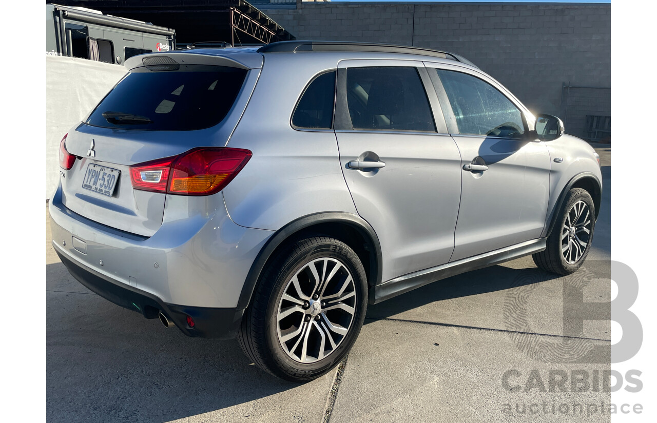 2/2016 Mitsubishi ASX LS (2wd) XB MY15.5 4d Wagon Silver 2.0L