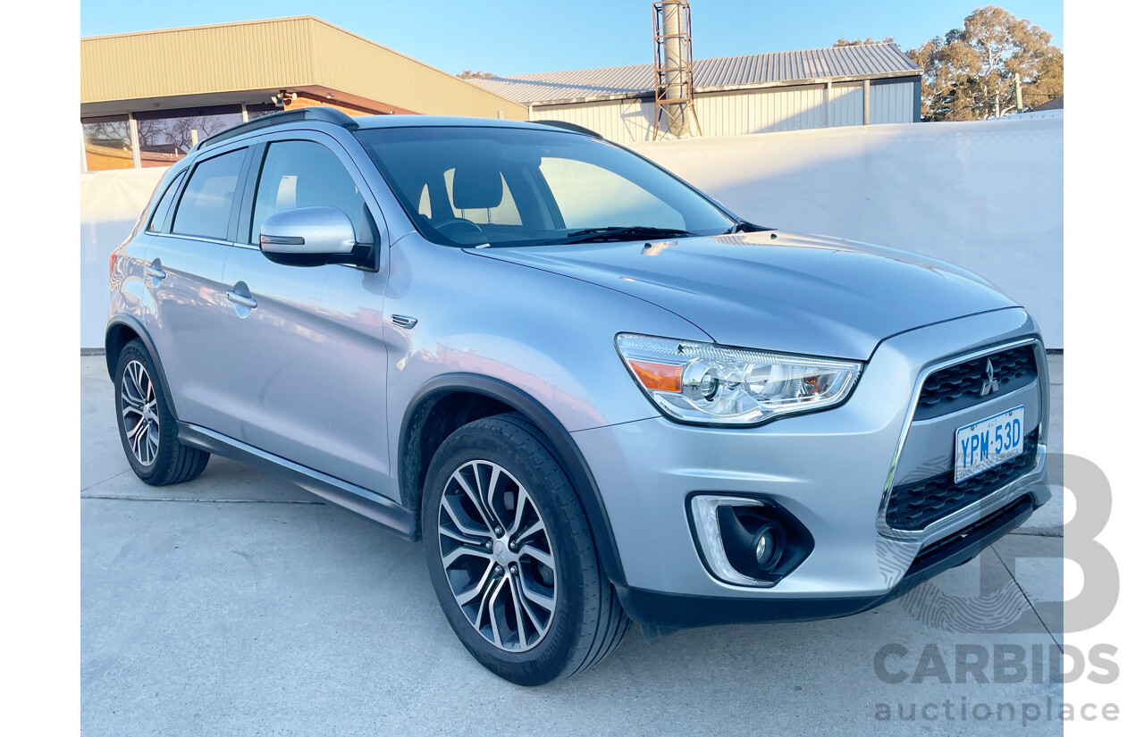 2/2016 Mitsubishi ASX LS (2wd) XB MY15.5 4d Wagon Silver 2.0L