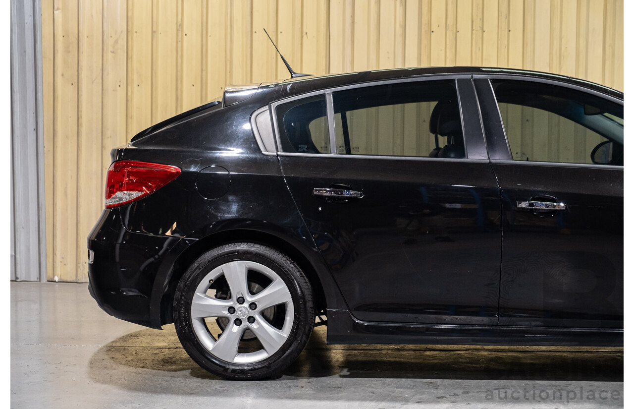 6/2012 Holden Cruze SRi V JH MY12 5d Hatchback Black Turbo 1.4L