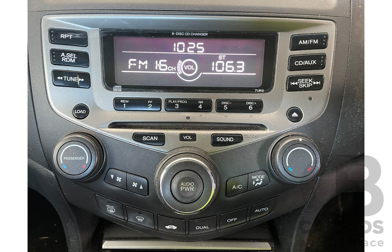 7/2006 Honda Accord VTi 40 4d Sedan Silver 2.4L