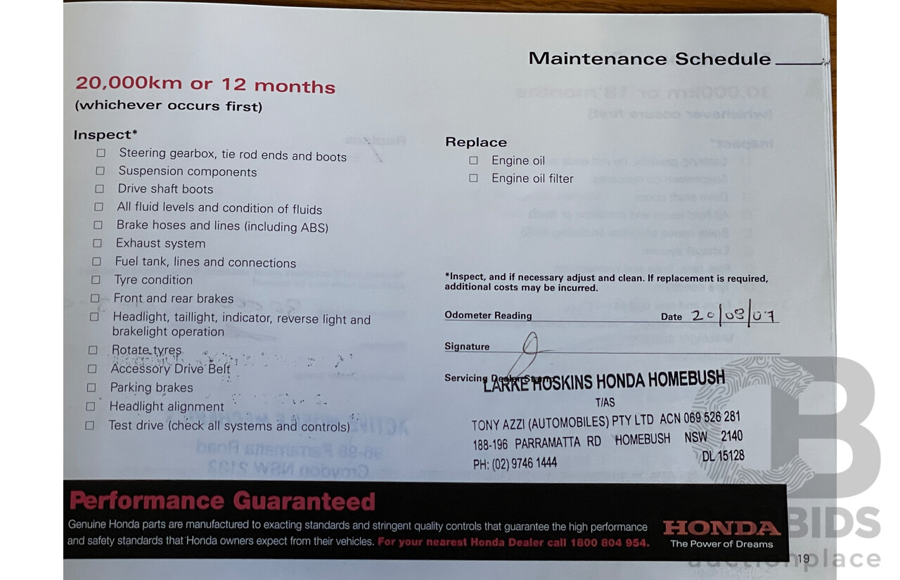 7/2006 Honda Accord VTi 40 4d Sedan Silver 2.4L