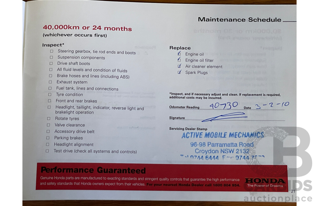 7/2006 Honda Accord VTi 40 4d Sedan Silver 2.4L