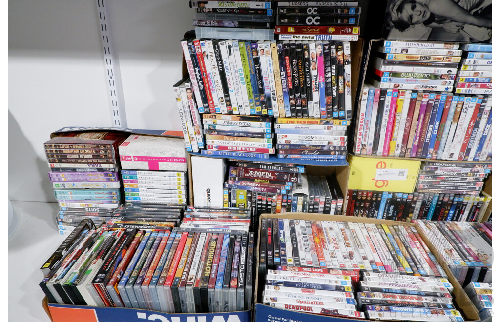 Very Large Collection of DVDs Inc - Lot 1480545 | ALLBIDS