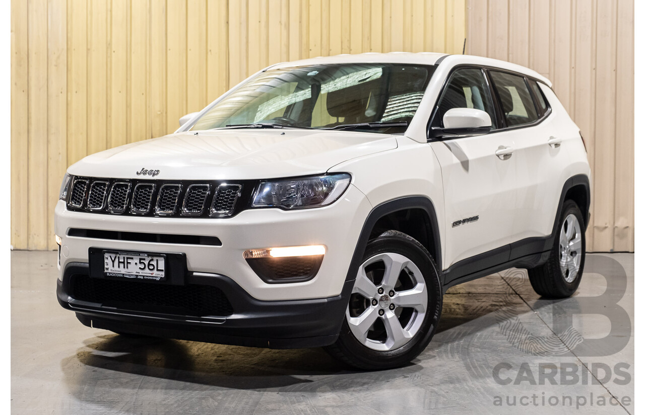 12/2017 Jeep Compass Sport M6 MY18 4d Wagon Pearl White 2.4L