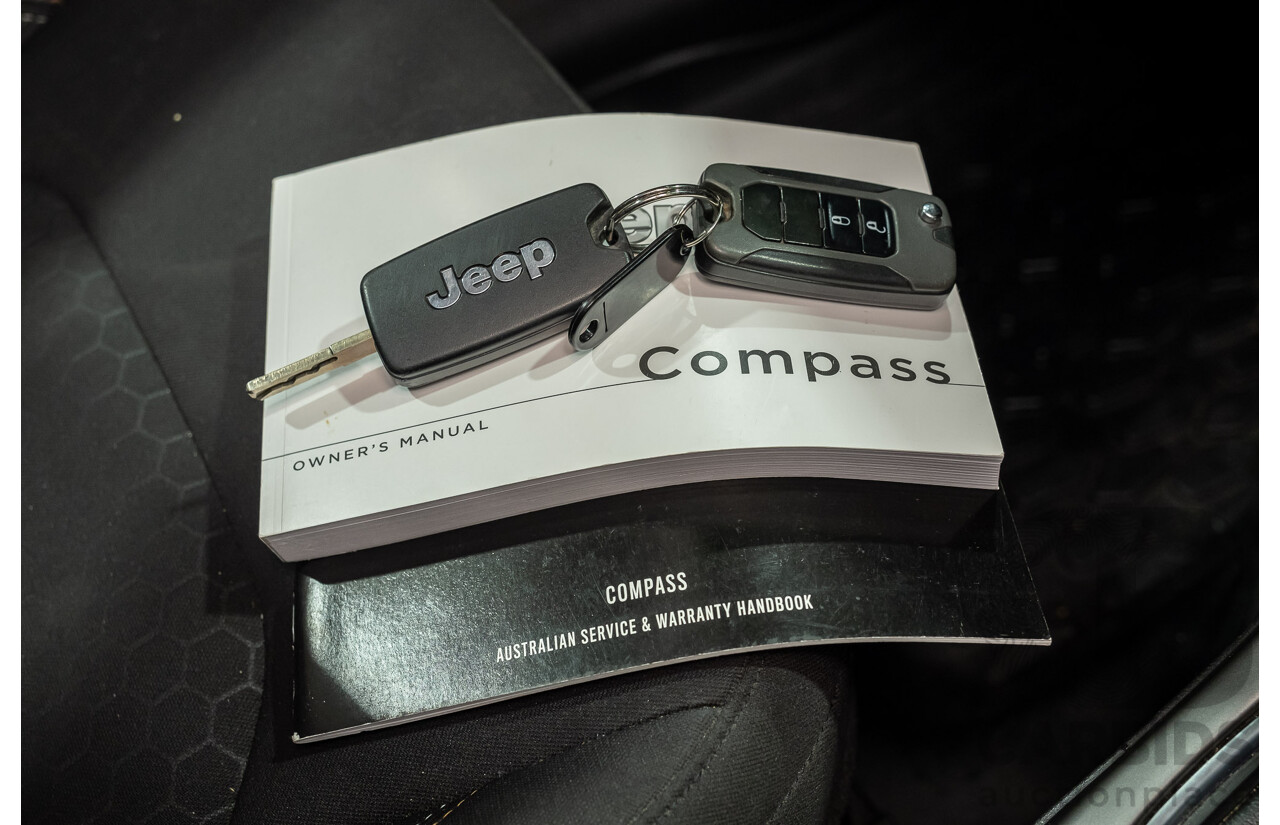 12/2017 Jeep Compass Sport M6 MY18 4d Wagon Pearl White 2.4L