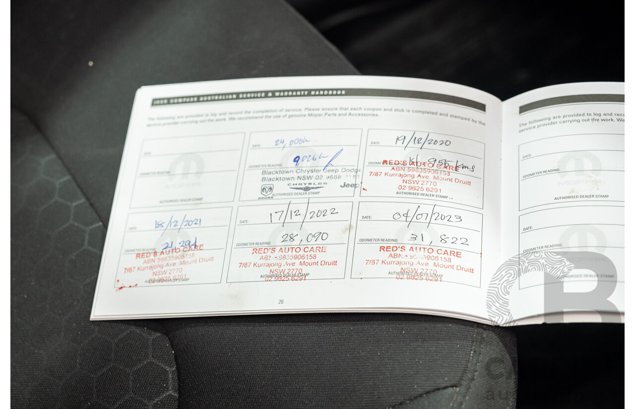 12/2017 Jeep Compass Sport M6 MY18 4d Wagon Pearl White 2.4L