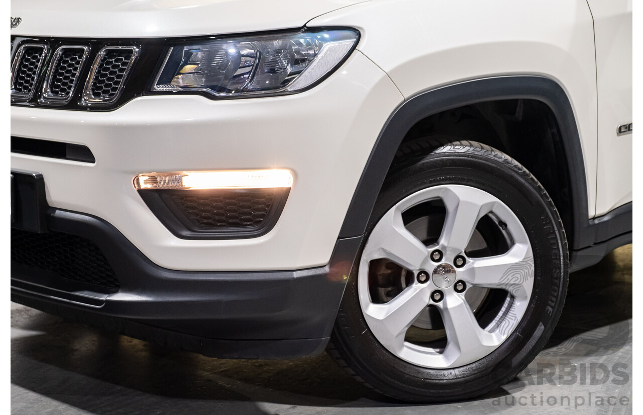 12/2017 Jeep Compass Sport M6 MY18 4d Wagon Pearl White 2.4L