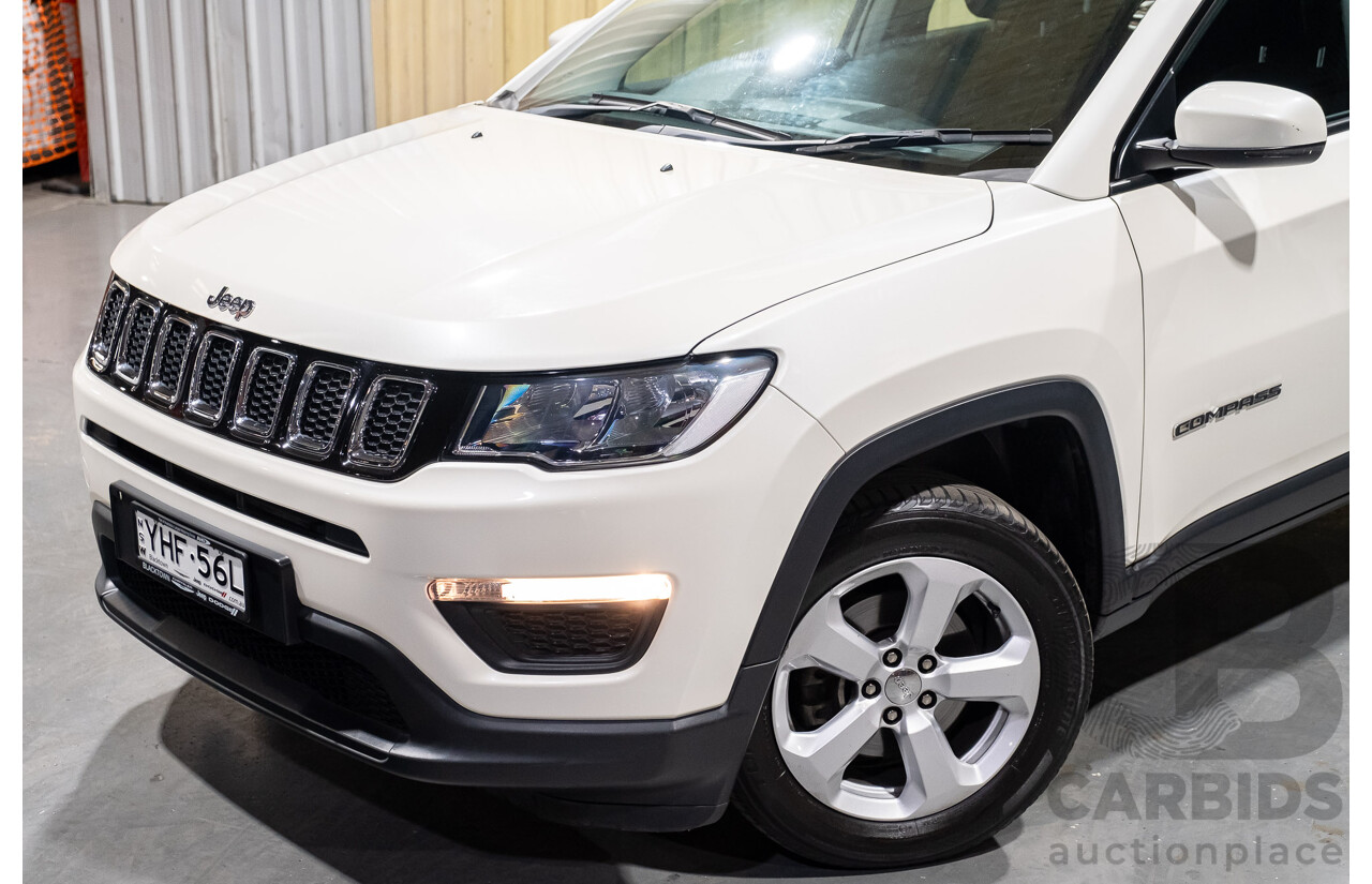 12/2017 Jeep Compass Sport M6 MY18 4d Wagon Pearl White 2.4L