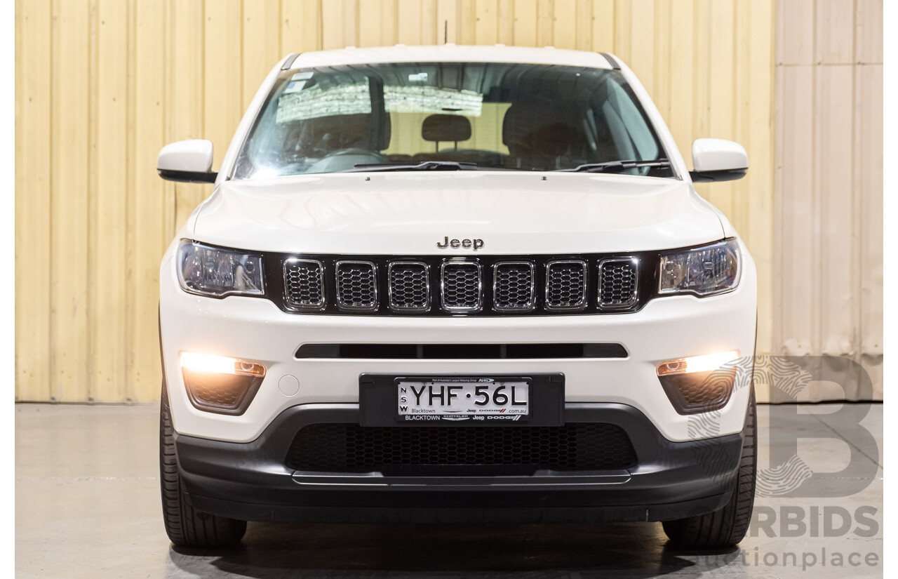 12/2017 Jeep Compass Sport M6 MY18 4d Wagon Pearl White 2.4L