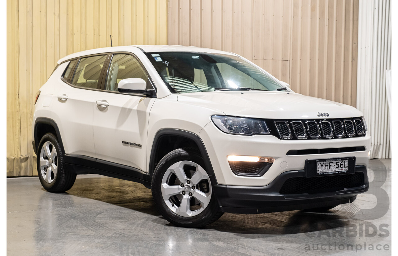 12/2017 Jeep Compass Sport M6 MY18 4d Wagon Pearl White 2.4L