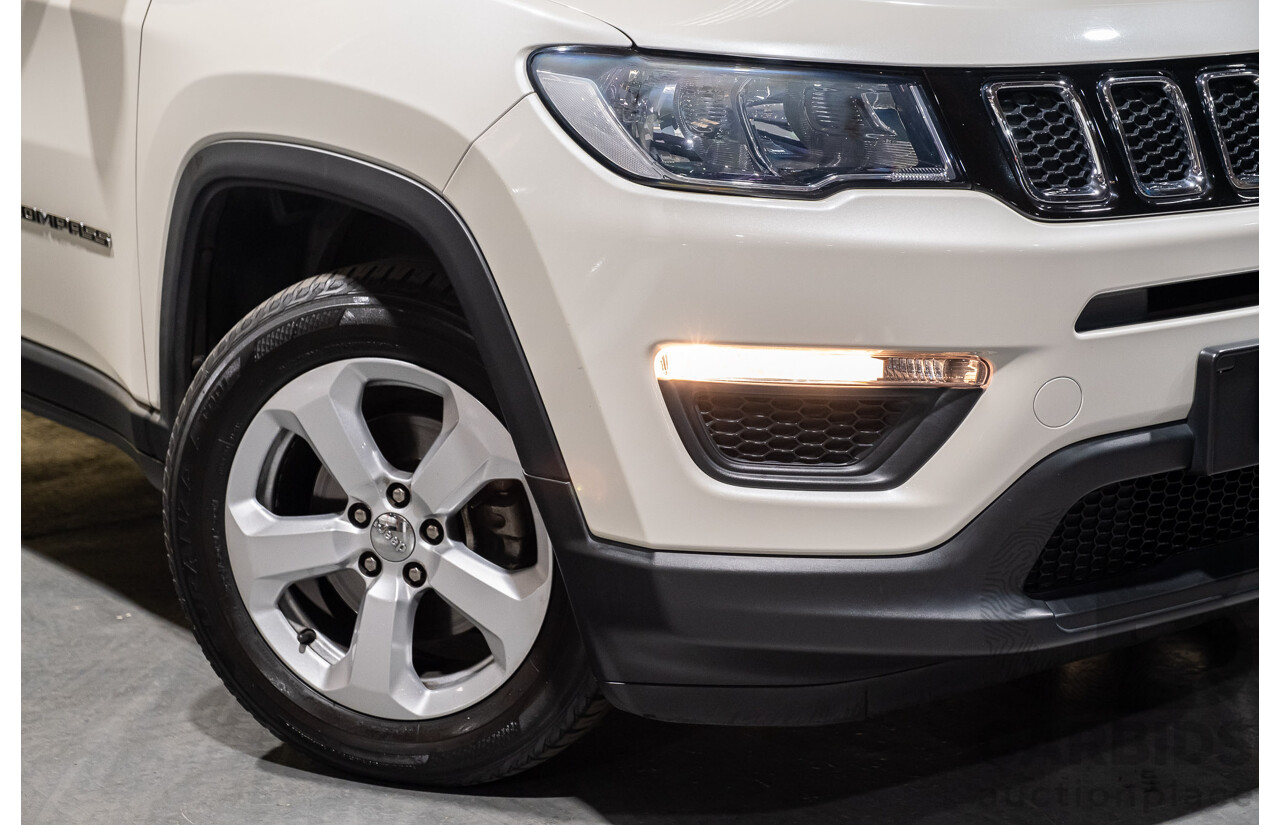 12/2017 Jeep Compass Sport M6 MY18 4d Wagon Pearl White 2.4L